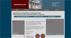 Desktop Screenshot of casselmanlaw.com